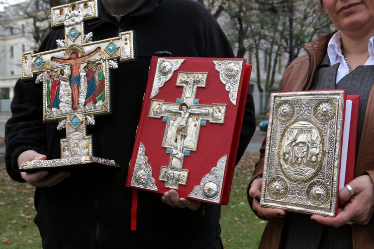 Peregrynacja w parafii w Żeroniach