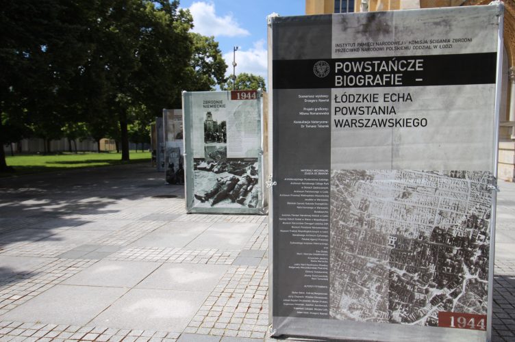 Wystawa „Powstańcze biografie – łódzkie echa Powstania Warszawskiego” - przy łódzkiej katedrze