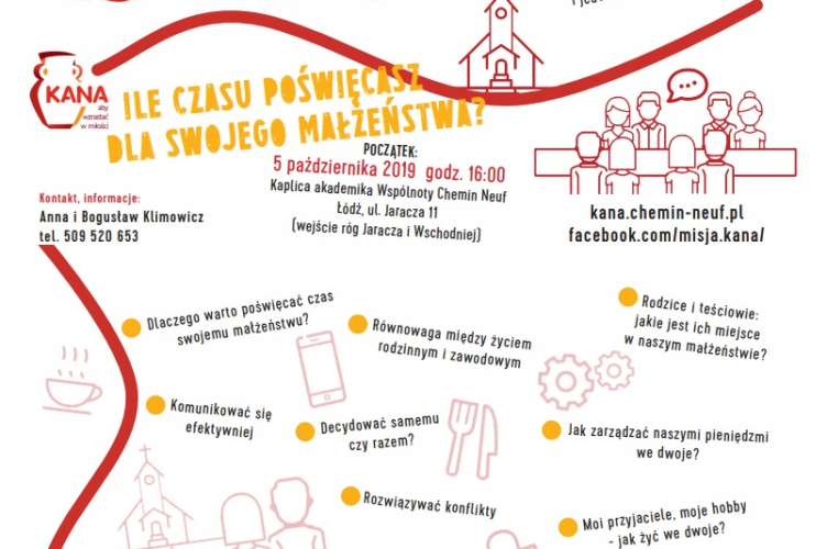 Spotkania dla małżeństw Kana WELCOME