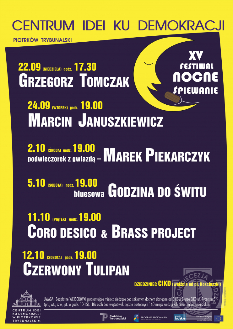 XV Festiwal "Nocne Śpiewanie" | Piotrków Trybunalski