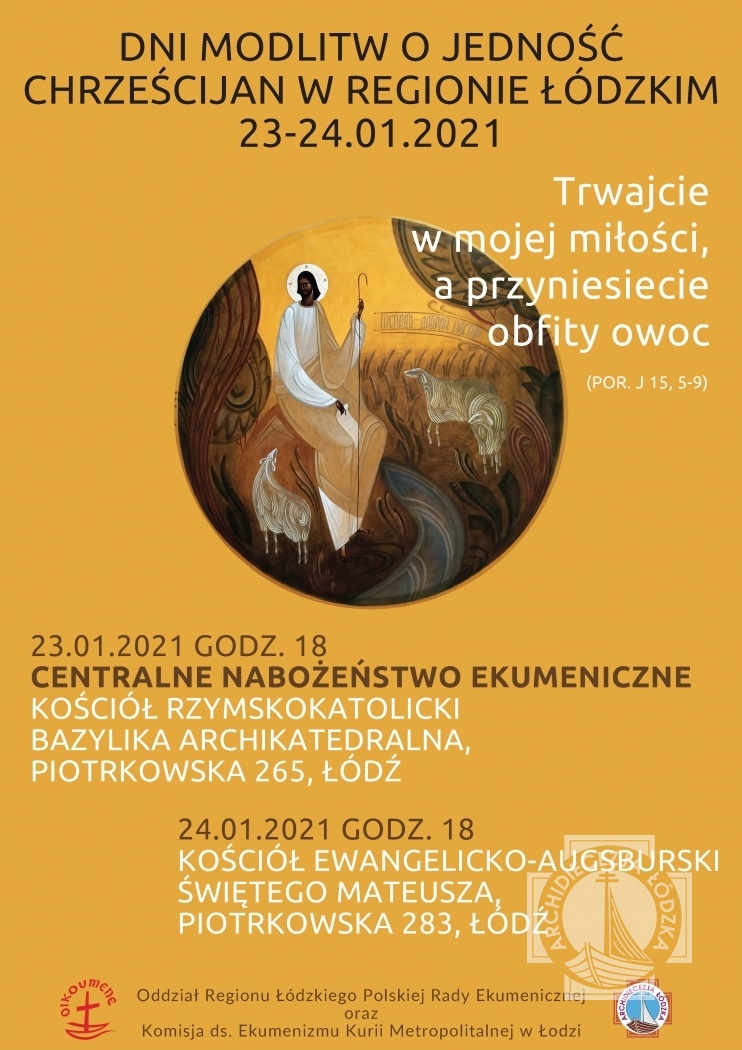 Centralne Nabożeństwo Ekumeniczne - Dni Modlitw o Jedność Chrześcijan 2021