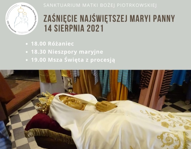 Piotrków Tryb. - odpust Zaśnięcia N.M.P. u oo. Bernardynów