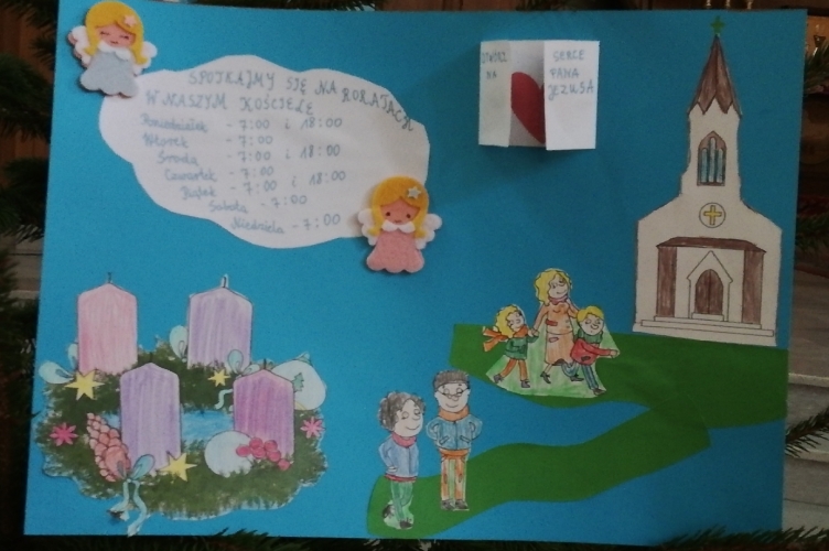 Parafia Najświętszego Sakramentu | konkurs na roratni plakat