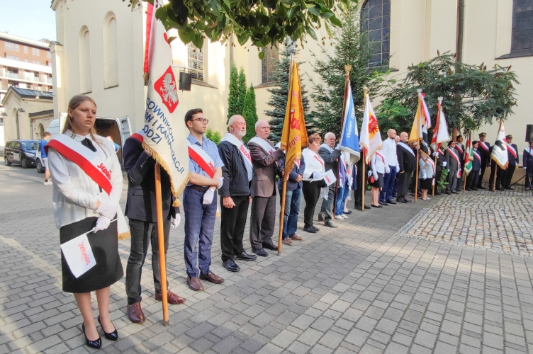 Łódzkie obchody 42. rocznicy powstania NSZZ Solidarność