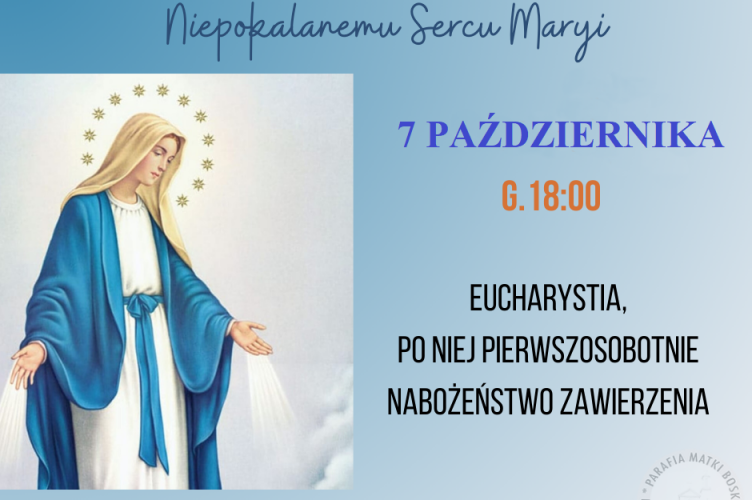 Zawierzenie Niepokalanemu Sercu NMP