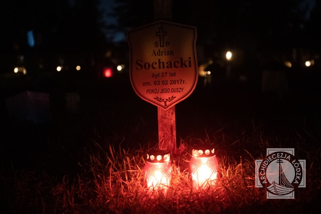 Zaproszenie na Mszę św. za zmarłych pochowanych na cmentarzu przy ul. Zakładowej