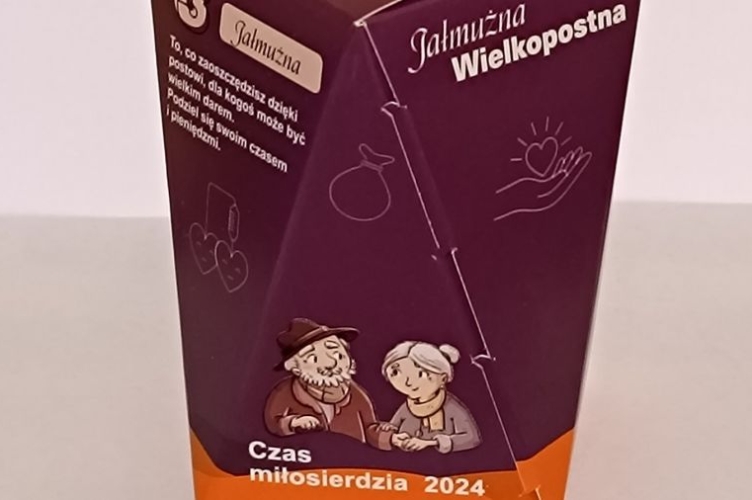 Skarbonka Jałmużny wielkopostnej 2024