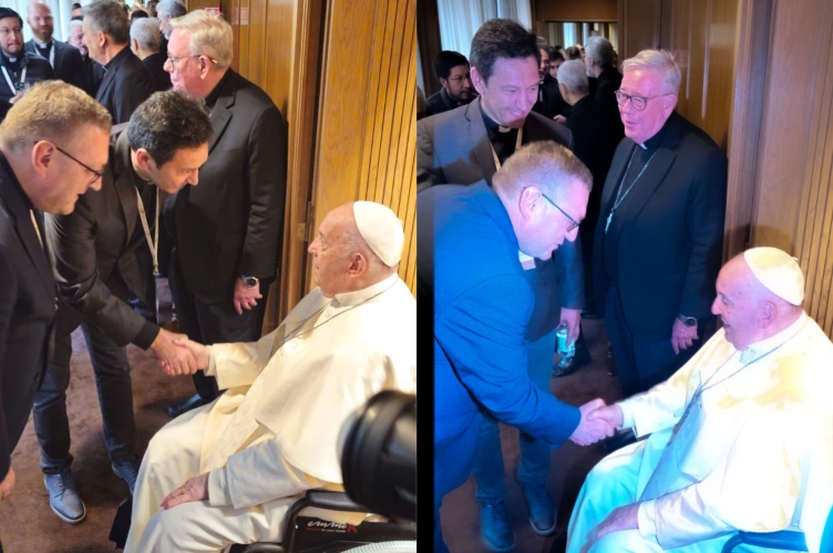 Łódzcy proboszczowie spotkali się z Ojcem Świętym Franciszkiem