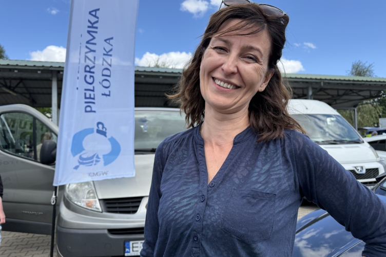 Joanna Kubiak o posłudze informacyjnej Pieszej Pielgrzymki Łódzkiej na Jasną Górę #100PPŁ