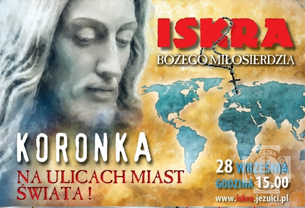 KORONKA DO BOŻEGO MIŁOSIERDZIA NA ULICACH MIAST ŚWIATA - 28 WRZEŚNIA, GODZ. 15. 00