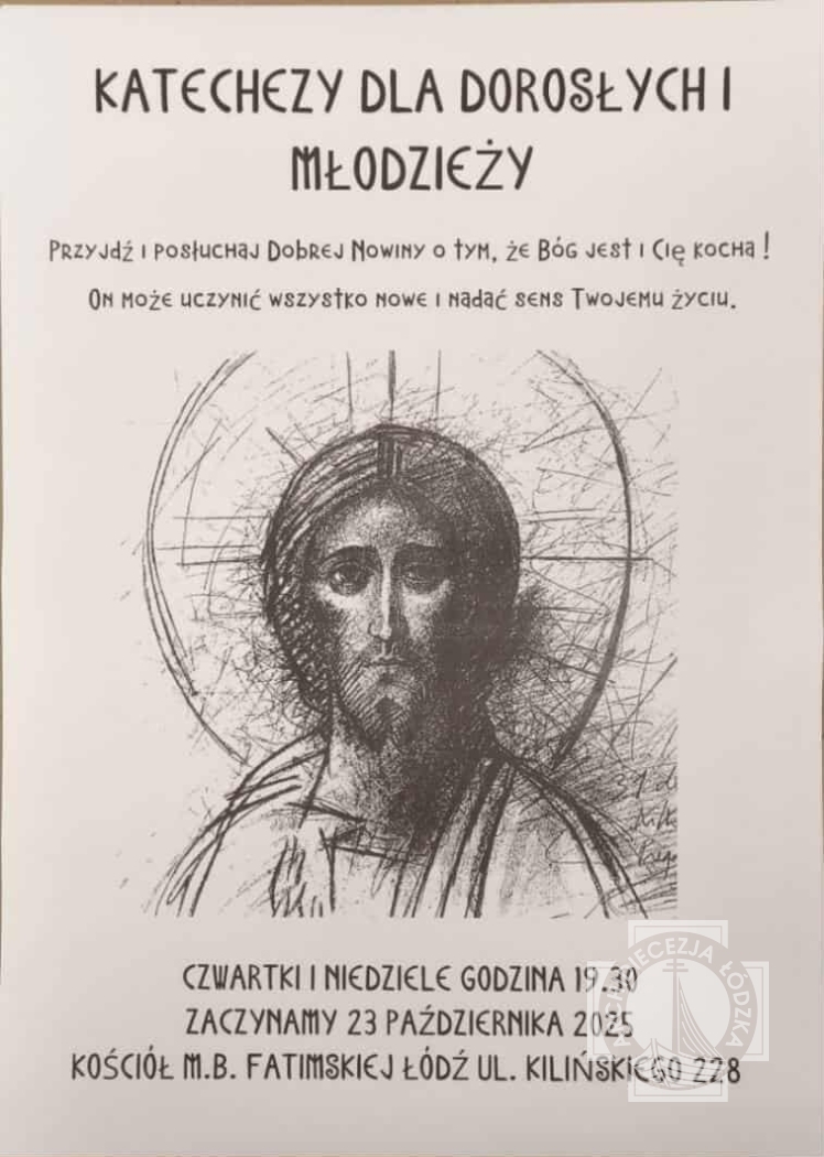 Katechezy dla dorosłych i młodzieży w twojej okolicy
