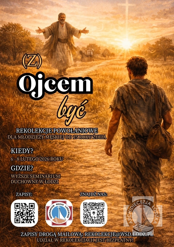 Zaproszenie na rekolekcje dla młodzieży męskiej w łódzkim Seminarium