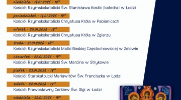 Łódzkie Dni Modlitw o Jedność Chrześcijan