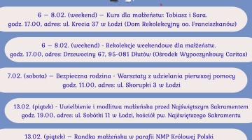 Tydzień Małżeństwa w Łodzi 2026