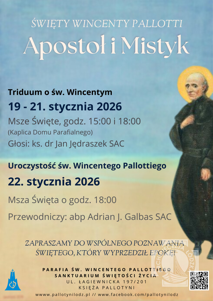 Zaproszenie na Triduum o św. Wincentym