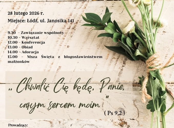 Dzień skupienie i warsztat dla Mam w stanie błogosławionym