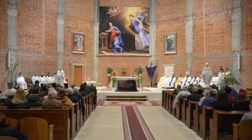 Uroczystość Zwiastowania Pańskiego w łódzkim Sanktuarium Świętości Życia