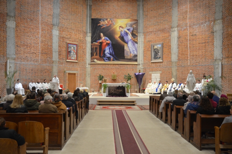 Uroczystość Zwiastowania Pańskiego w łódzkim Sanktuarium Świętości Życia