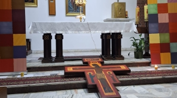 Modlitwa kanonami Taizé w parafii Matki Boskiej Jasnogórskiej w Łodzi - Widzewie