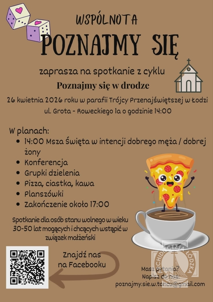 Poznajmy się - parafia Trójcy Przenajświętszej zaprasza singli