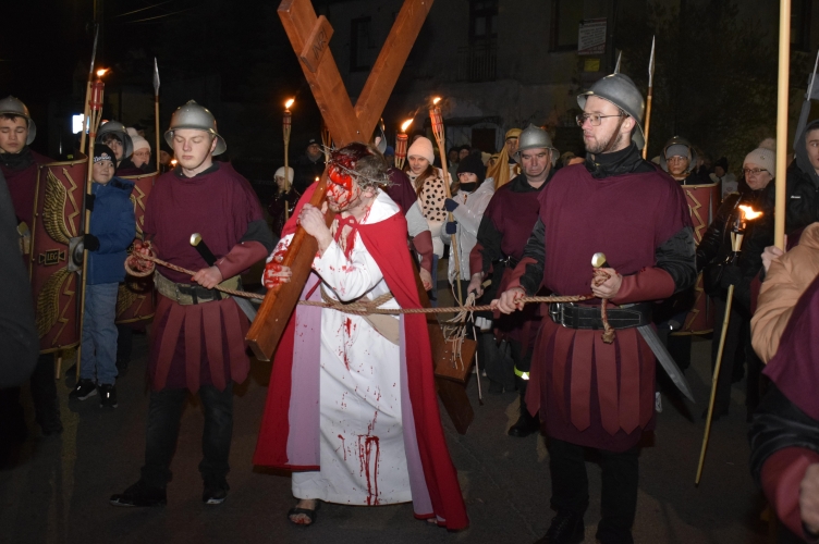 Misterium Meki Pańskiej w parafii w Srocku