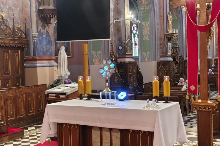 Sulejów: Adoracja dziękczynna za Eucharystię z modlitwą za powołanych i o powołania