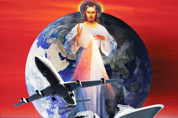 Z Polski na cały świat – Obraz Jezusa Miłosiernego na lądach, morzach i w przestworzach!