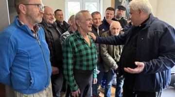 Kard. Krajewski odwiedził dwa łódzkie domy dla osób w kryzysie bezdomności