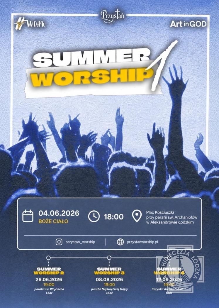 Przystań Summer Worship 1 – uwielbienie na rynku w Aleksandrowie Łódzkim