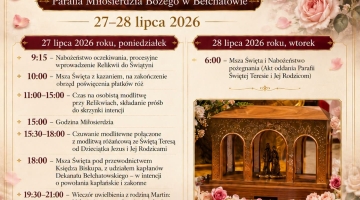 Bełchatów: szczegółowy program peregrynacji Relikwii św. Teresy od Dzieciątka Jezus