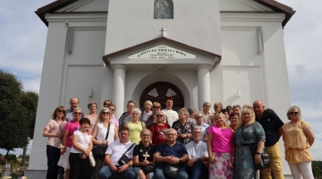 Parafianie z Tomaszowa Maz. na Podlasiu
