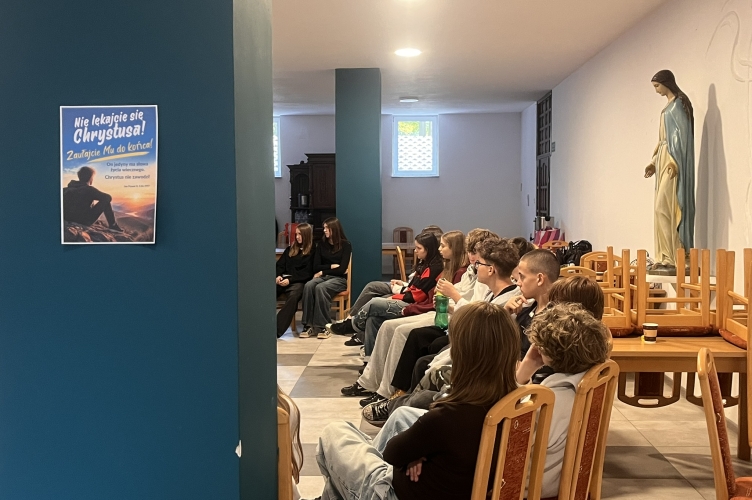 „Nie lękajcie się Chrystusa!” – rekolekcje uczniów katolickiego liceum w Grotnikach