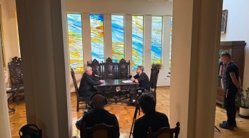 Młodzi, powołania i pomoc ubogim. O czym rozmawiano w Domu Biskupim?